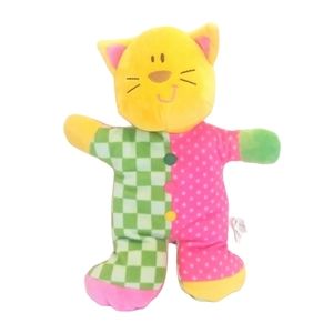 RUSS JIGGLE BRIGHTS CAT PLUSH BABY RATTLE KITTEN TOY